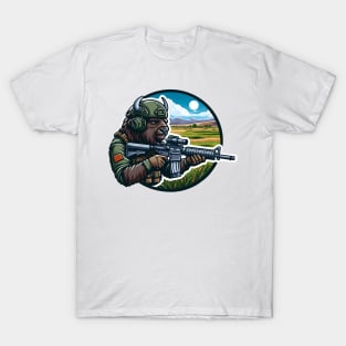 Tactical Bison Buffalo T-Shirt